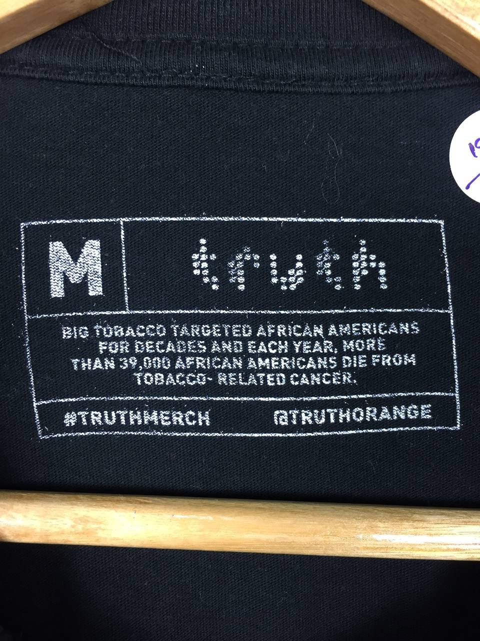 Vintage Truth Merch Propaganda Anti Tobacco Campaign Tee Size US M / EU 48-50 / 2 - 7 Thumbnail