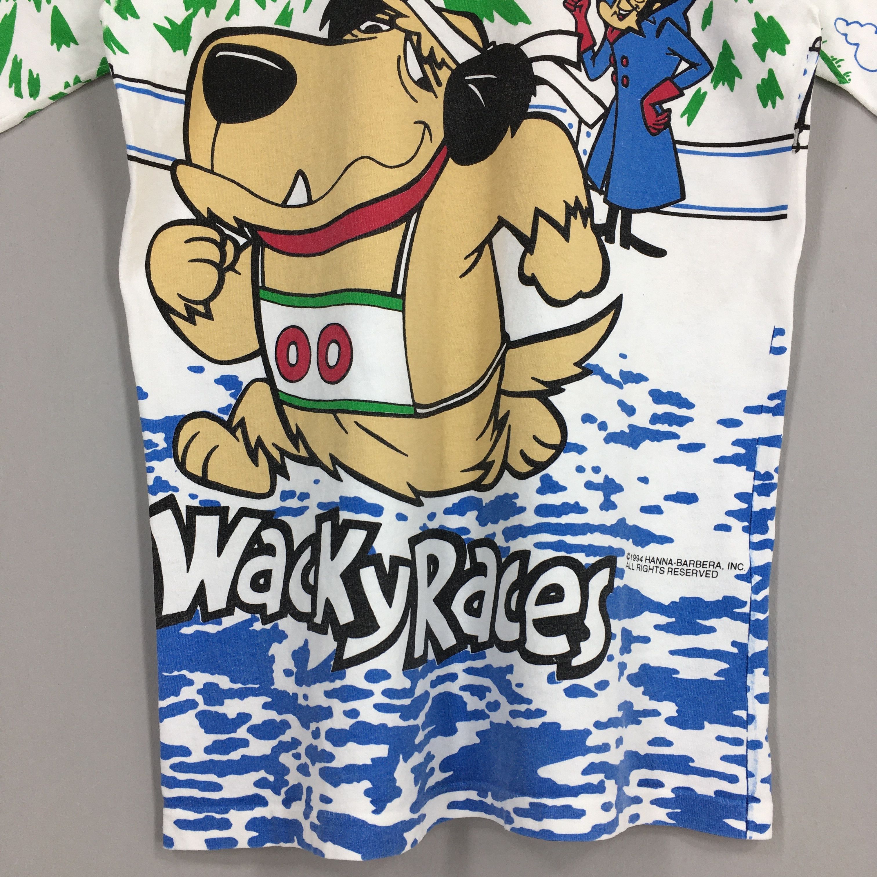 Cartoon Network Vintage Muttley Wackyraces Dog White T shirt Medium Size US M / EU 48-50 / 2 - 9 Thumbnail