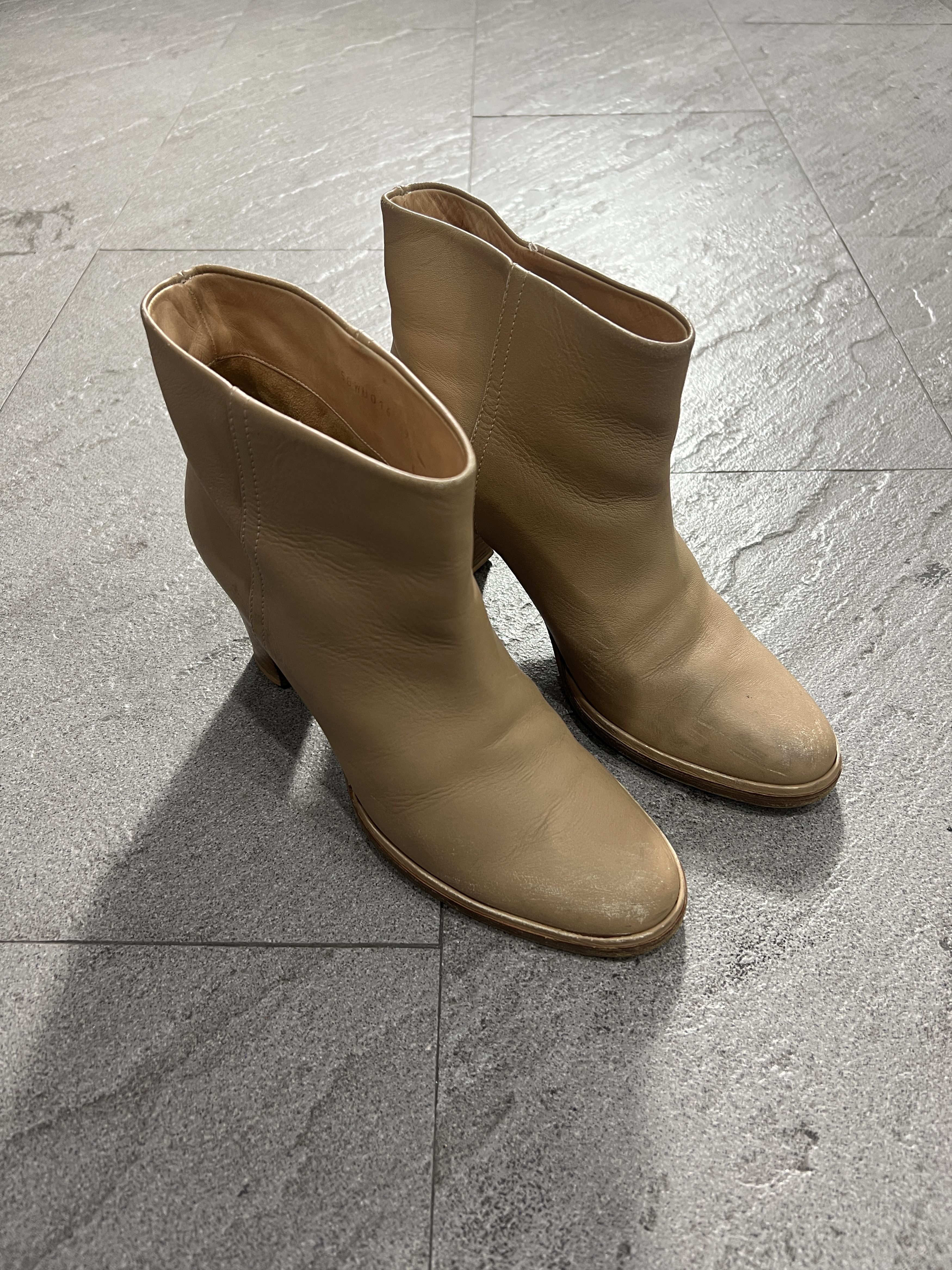 Maison Margiela Maison Martin Margiela Camel Leather Ankle Boots EU39 Size US 9 / IT 39 - 4 Thumbnail