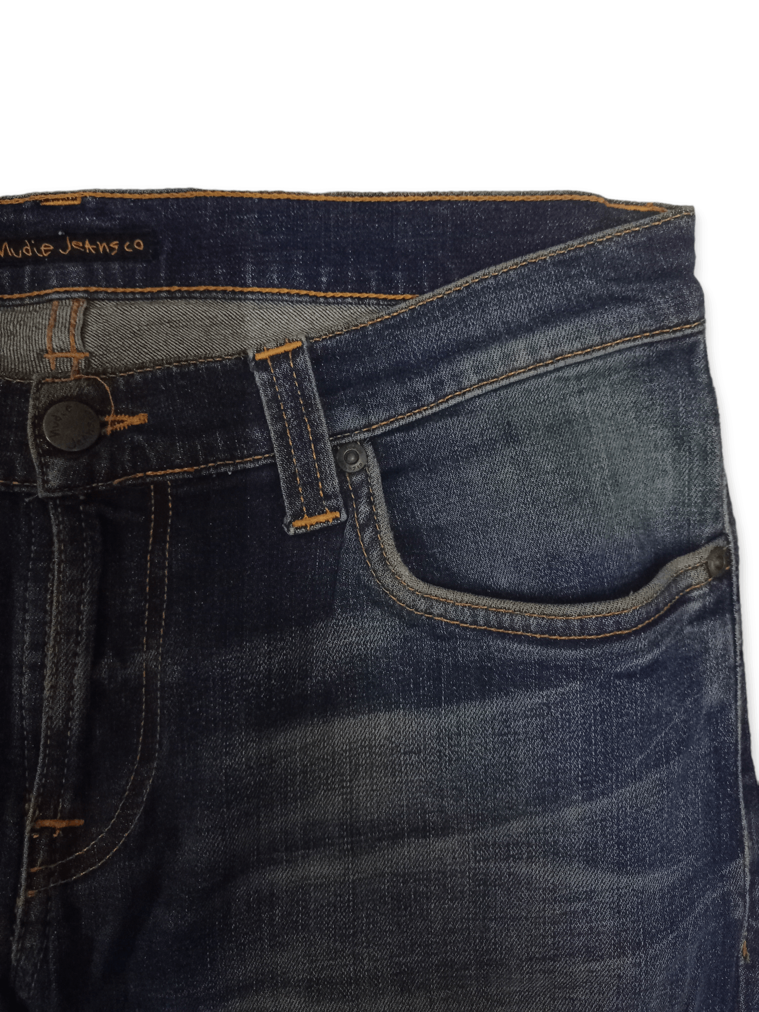 Nudie Jeans Vintage Nudie Mud Wash Slim Fit Distressed Jeans Size US 31 - 5 Thumbnail