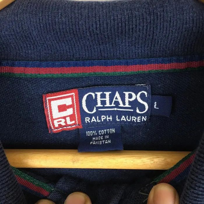 Chaps Ralph Lauren Vintage POLO RALPH LAUREN Chaps Cookies Logo Polo Tee Shirt Size US L / EU 52-54 / 3 - 4 Thumbnail