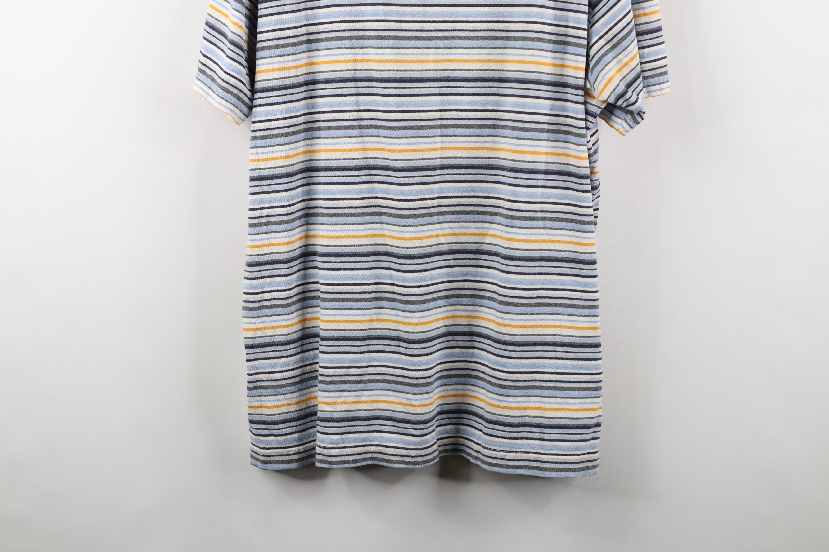 Express × Vintage Vintage Express Rainbow Striped Knit Collared Polo Shirt Size US XL / EU 56 / 4 - 11 Thumbnail