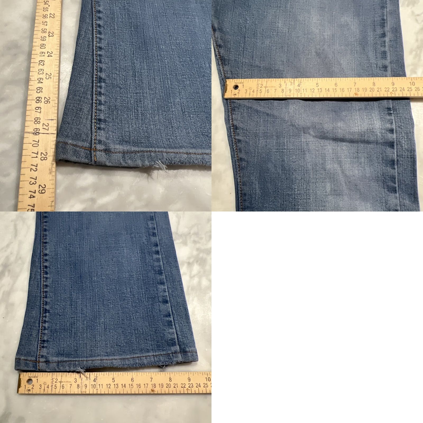 Levi's Levi's 542 Jeans Low Flare Leg Women’s 16 M Light Wash Blue Denim Flap Pockets Size 38" / US 16 / IT 52 - 10 Thumbnail