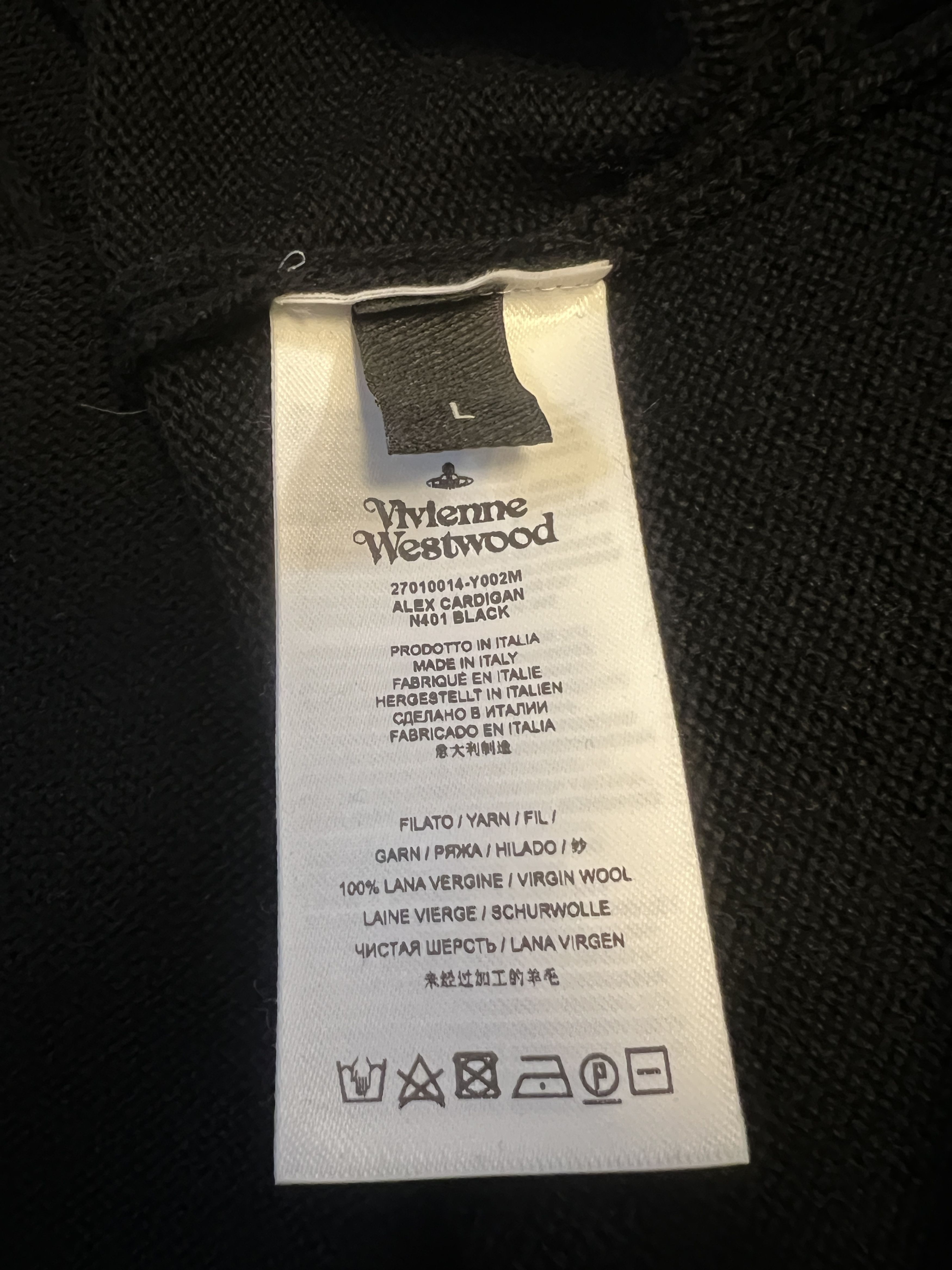 Vivienne Westwood Vivenne Westwood Alex Cardigan Size US L / EU 52-54 / 3 - 6 Thumbnail