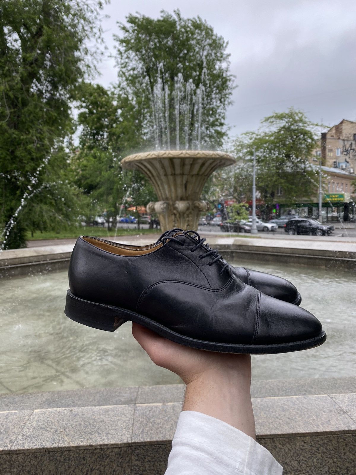 Loake Loake Oxford Cap Toe Dress Shoes Goodyear Welt Size US 8 / EU 41 - 3 Thumbnail
