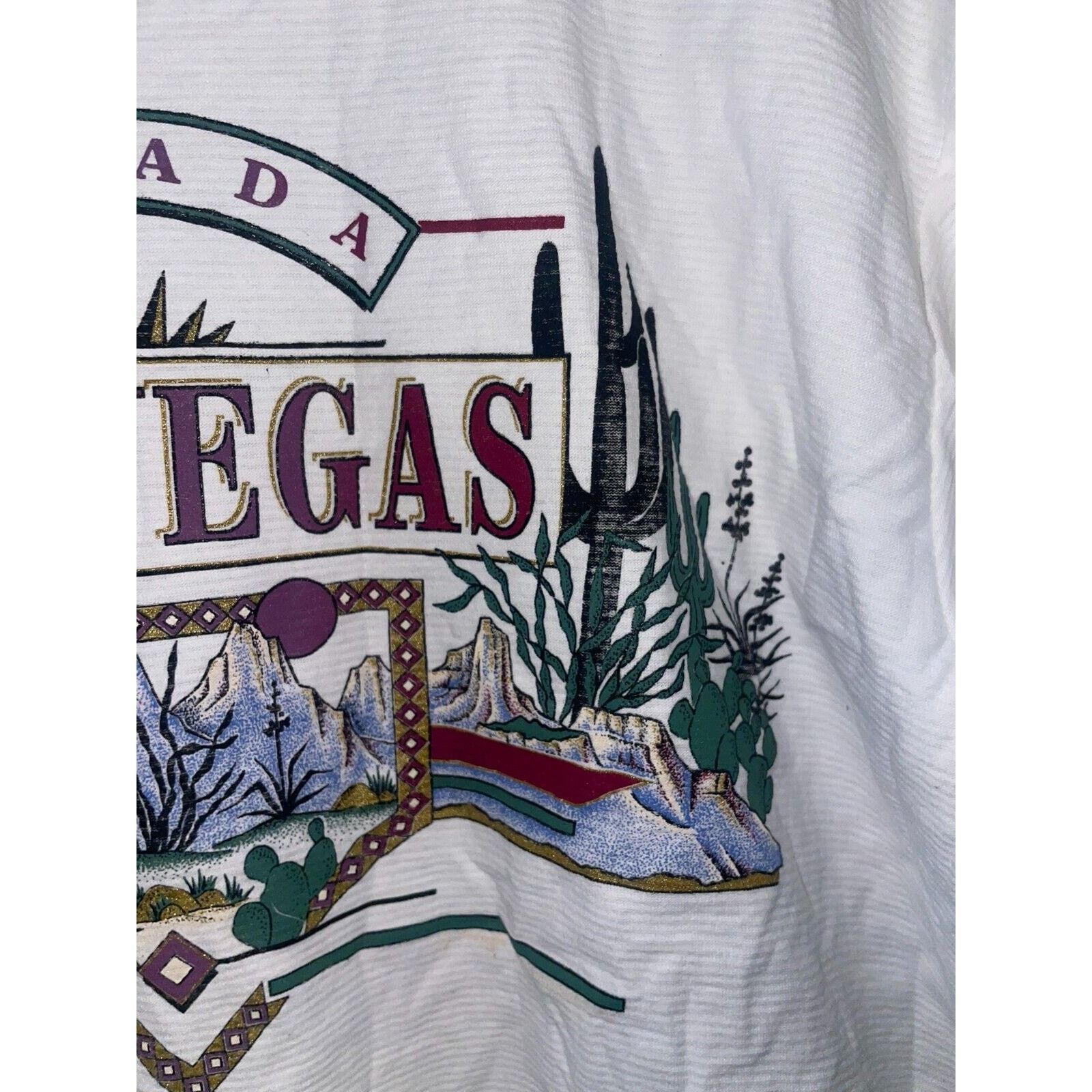 Vintage Vintage Las Vegas Casino Nevada Striped White L Shirt VTG Size US L / EU 52-54 / 3 - 6 Thumbnail