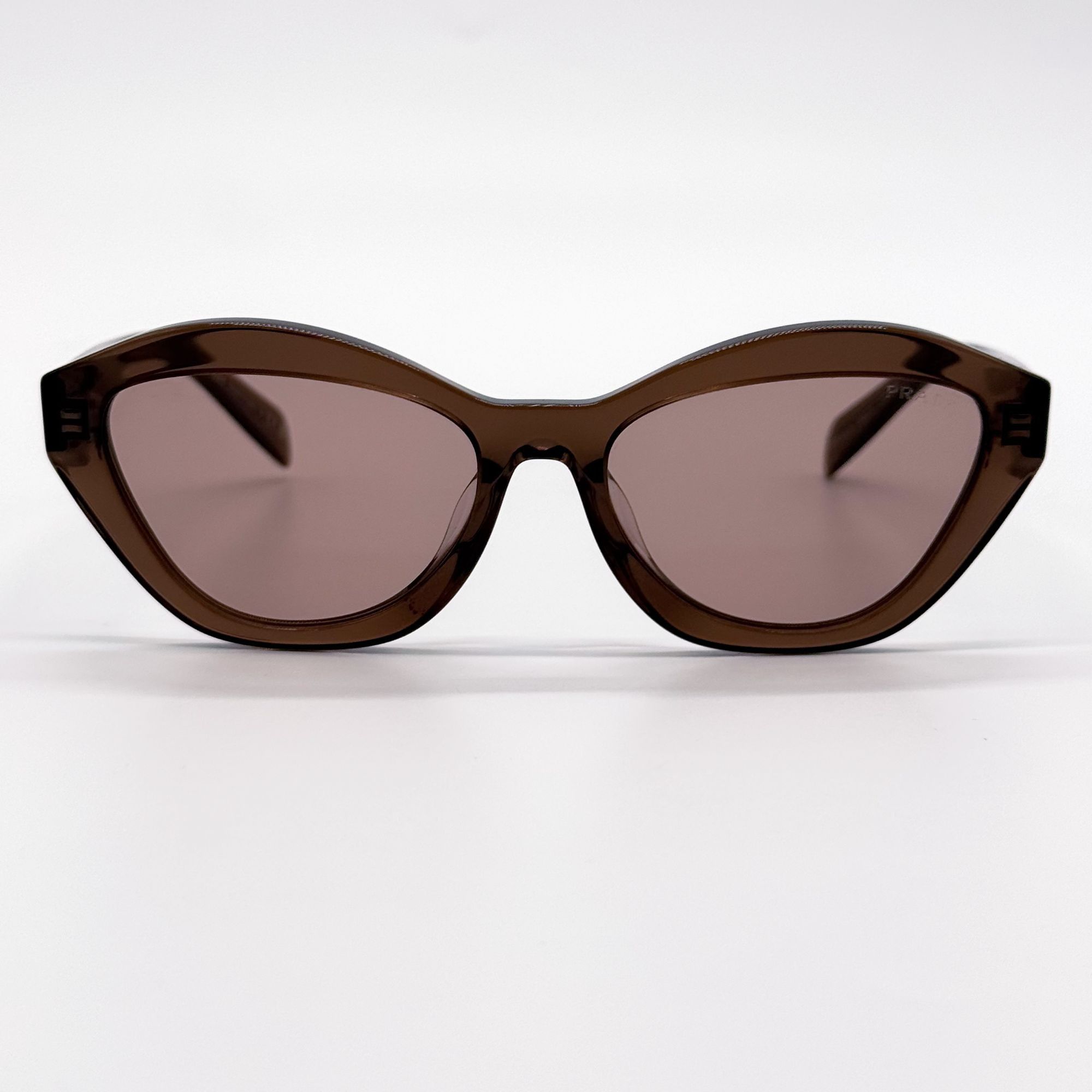 Prada NEW PRADA SUNGLASSES PRA02SF 17O60B BROWN WOMEN Size ONE SIZE - 3 Thumbnail