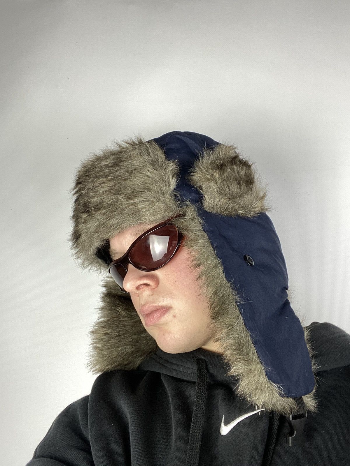 Hysteric Glamour × Japanese Brand Y2K American Vintage Fuzzy Hat Mohair Ushanka Beauty Beast Size ONE SIZE - 1 Thumbnail