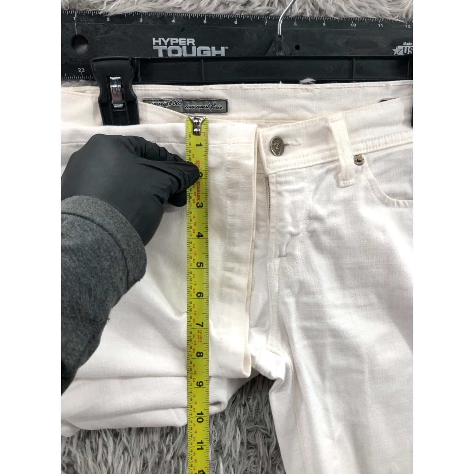 Citizens Of Humanity Citizens of Humanity White Low Waist Flare Pants Size 28 Womens Size 28" / US 6 / IT 42 - 4 Thumbnail
