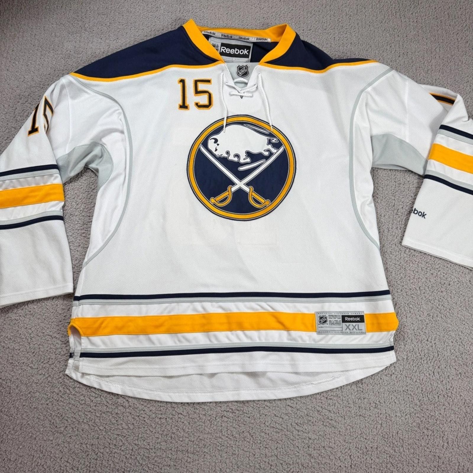 Reebok Buffalo Sabres Jack Eichel Reebok Premier NHL Jersey White Size US XXL / EU 58 / 5 - 1 Thumbnail