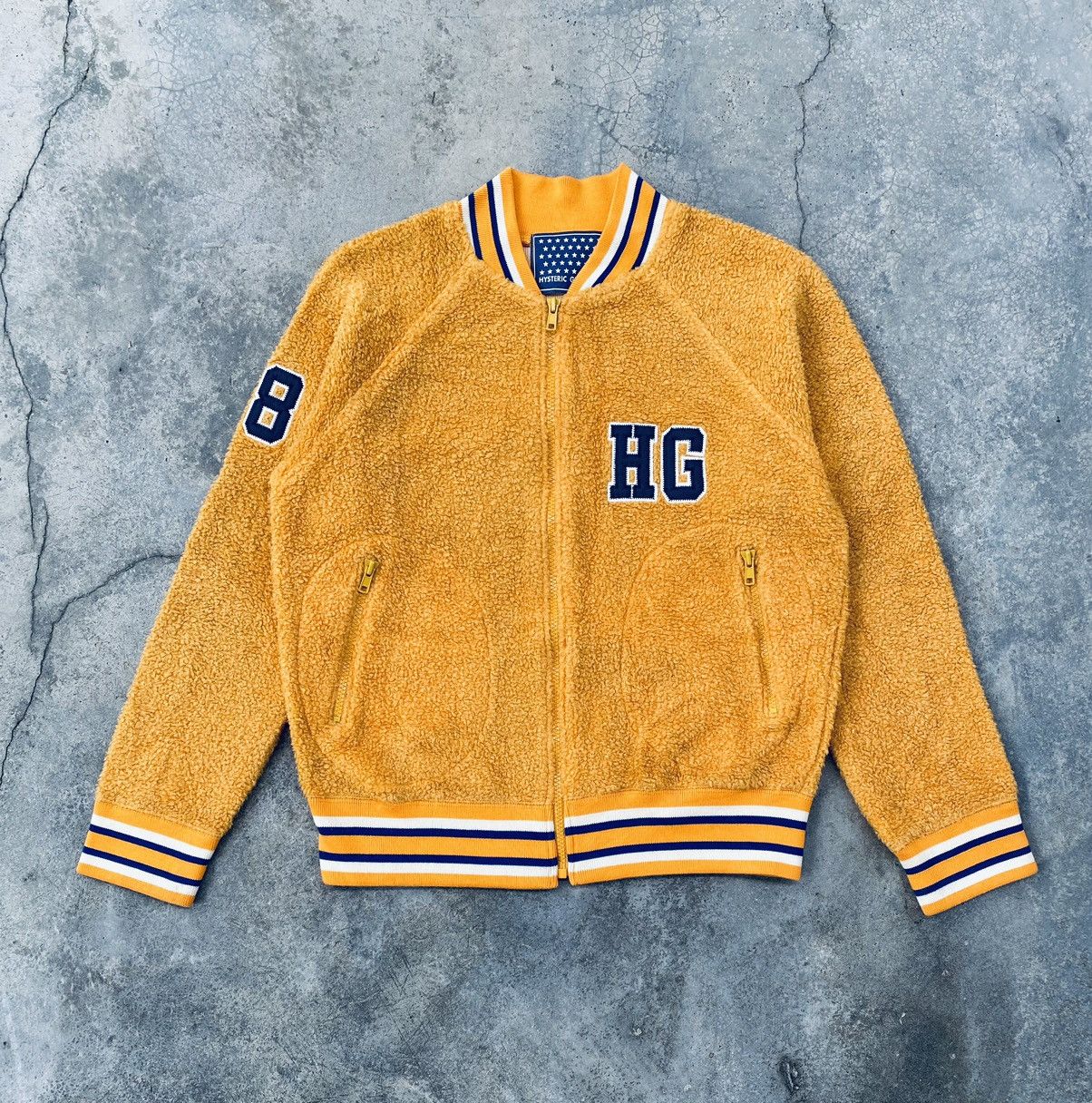 Hysteric Glamour Vintage Hysteric Glamour Heavy Fleece Zipper Jacket Rare Size US S / EU 44-46 / 1 - 1 Thumbnail