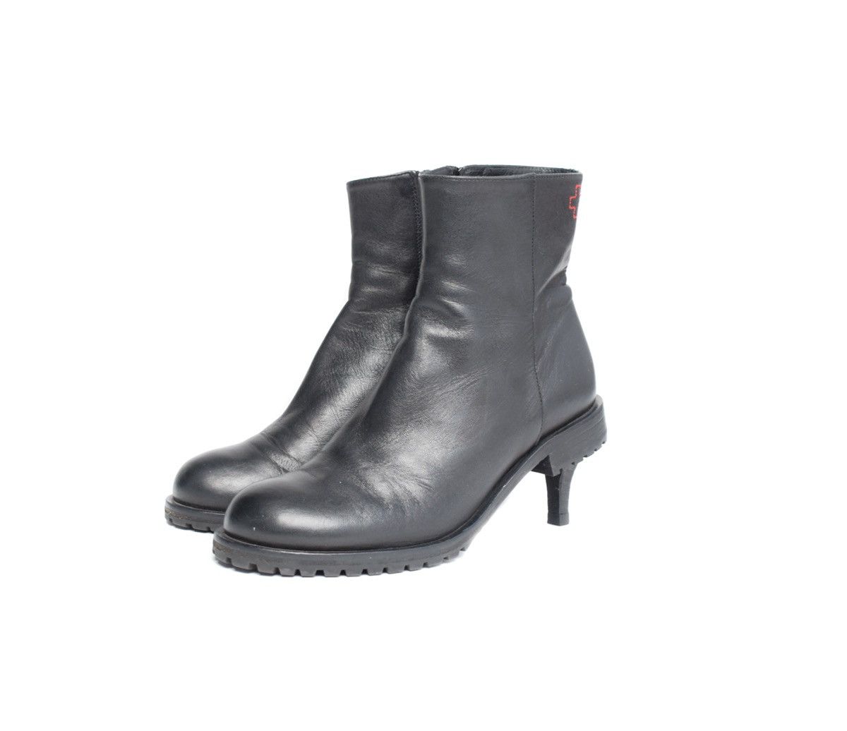 A.F. Vandevorst A.F. Vandevorst Leather Boots Heels Size US 8 / IT 38 - 2 Thumbnail