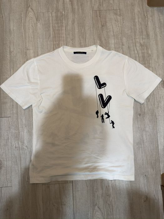 Louis vuitton t shirt virgil hot sale