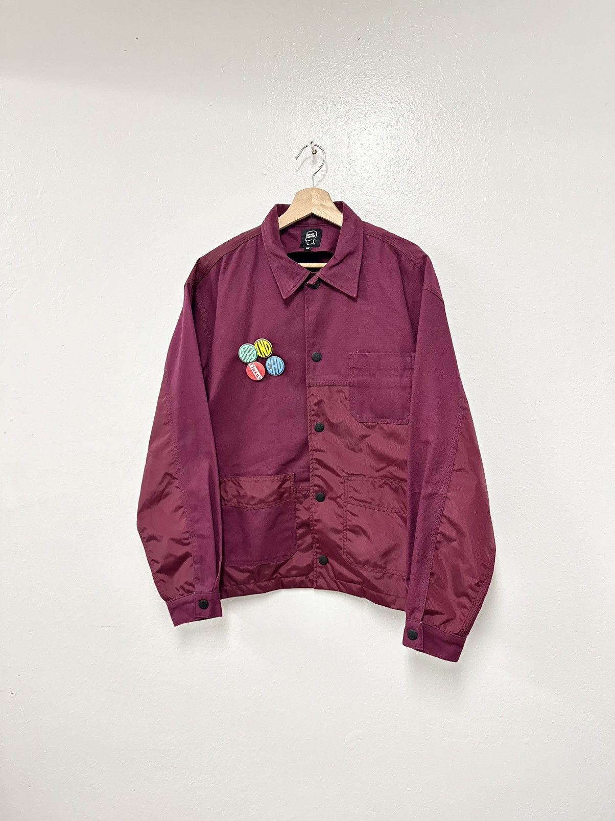 Brain Dead Brain Dead Spring 2019 Nylon Paneled Mechanic Chore Jacket Size US M / EU 48-50 / 2 - 2 Thumbnail