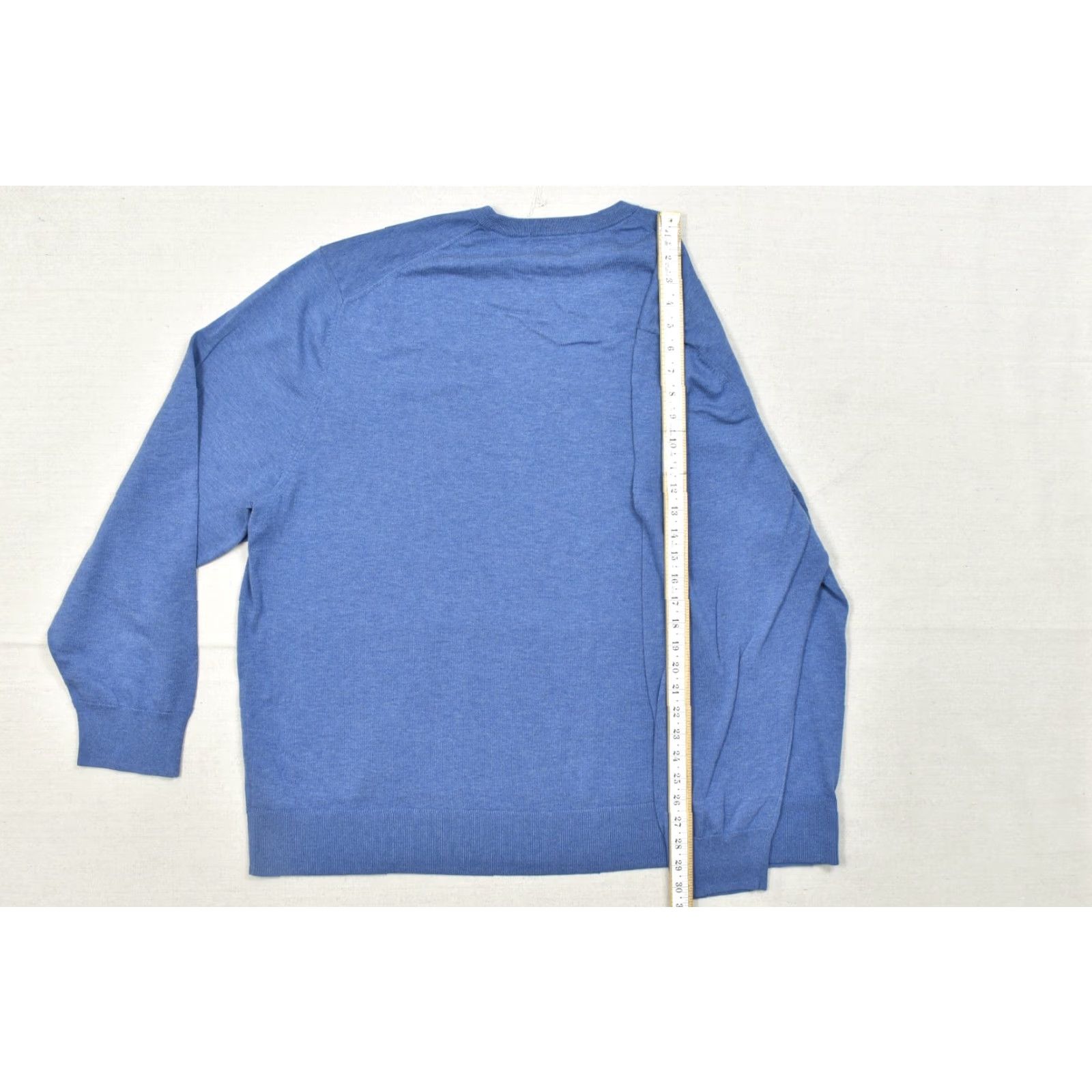 Brooks Brothers Brooks Brothers Sweater Crew Neck 2XL Men Blue Supima Cotton Long Sleeve Solid Logo Pullover Winter Fall Spring Regular Knit Shirt Size US XXL / EU 58 / 5 - 5 Thumbnail