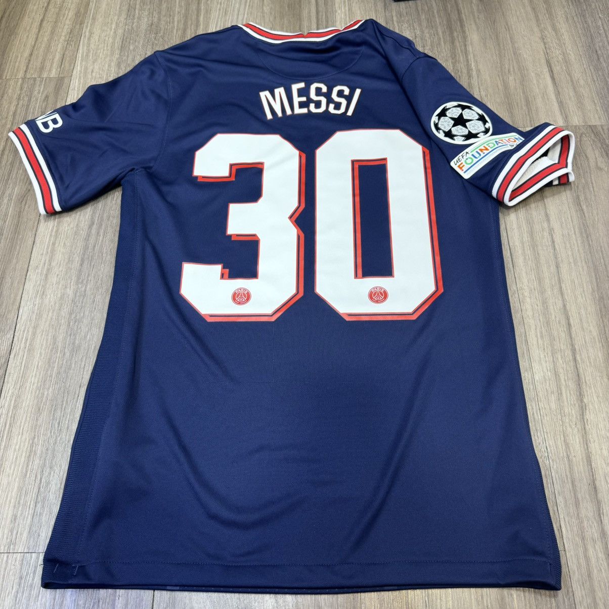 Jordan Brand × Nike PSG 21/22 home shirt #30 Messi Size US S / EU 44-46 / 1 - 2 Thumbnail