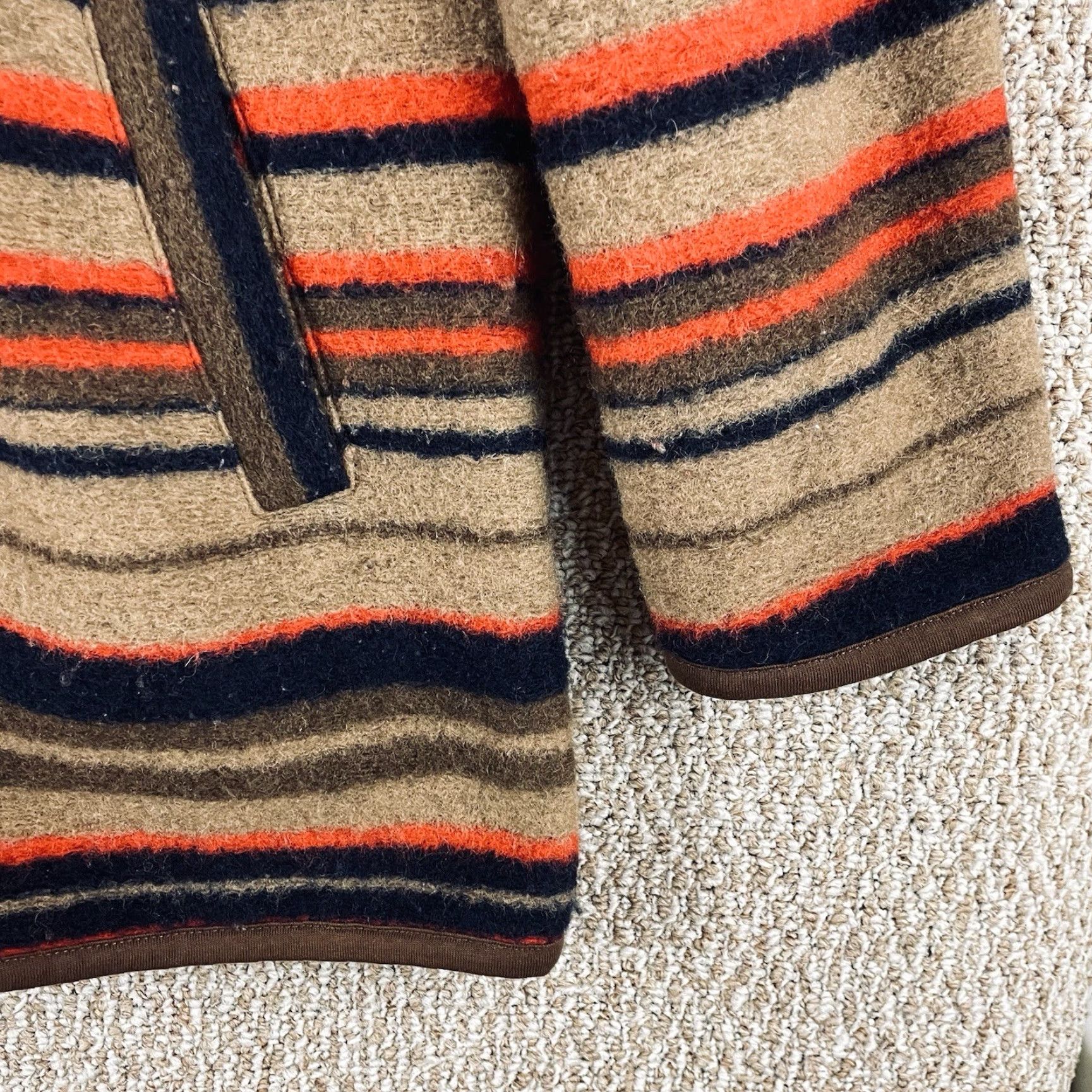 J. Jill J. Jill Coat Jacket Swing Wool Pockets Multicolor Colorful 60% Wool 35% Polyester 5% Acrylic Button Closure Regular Women Small R4 Size S / US 4 / IT 40 - 5 Thumbnail