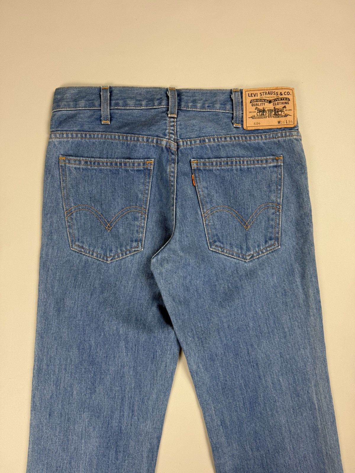 Levi's Vintage Clothing LVC Levi’s Vintage Clothing 684 Orange Tab Flared Jeans Size 26" / US 2 / IT 38 - 23 Thumbnail