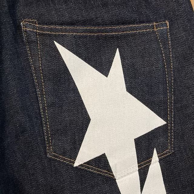 Bape BAPE STA Denim Pants a bathing ape star NIGO ★size S Size US 30 / EU 46 - 4 Thumbnail