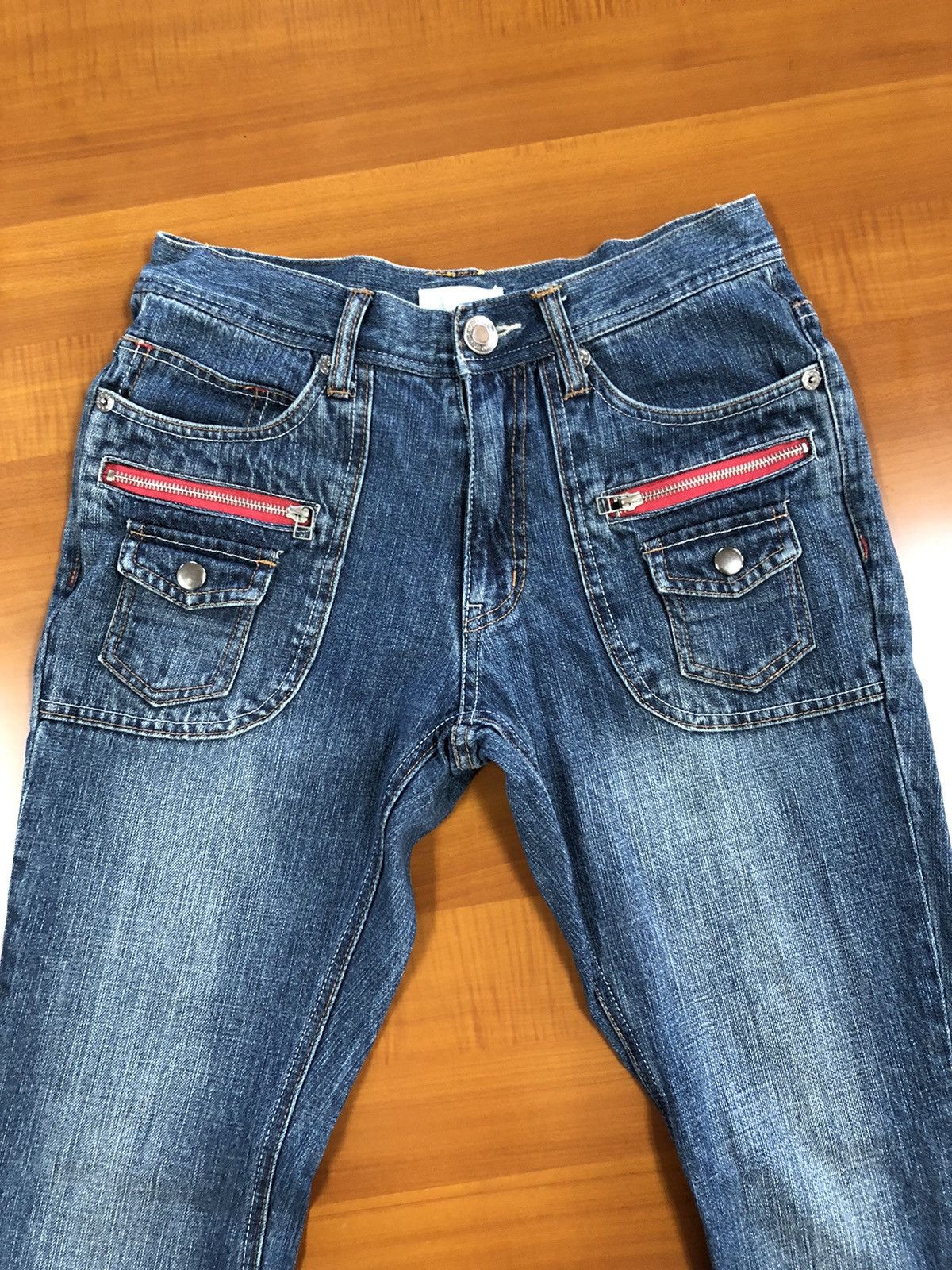 Japanese Brand Menz-Styles Flared Jeans – Waist 30 – Y2K Streetwear Vibe Size US 30 / EU 46 - 5 Thumbnail