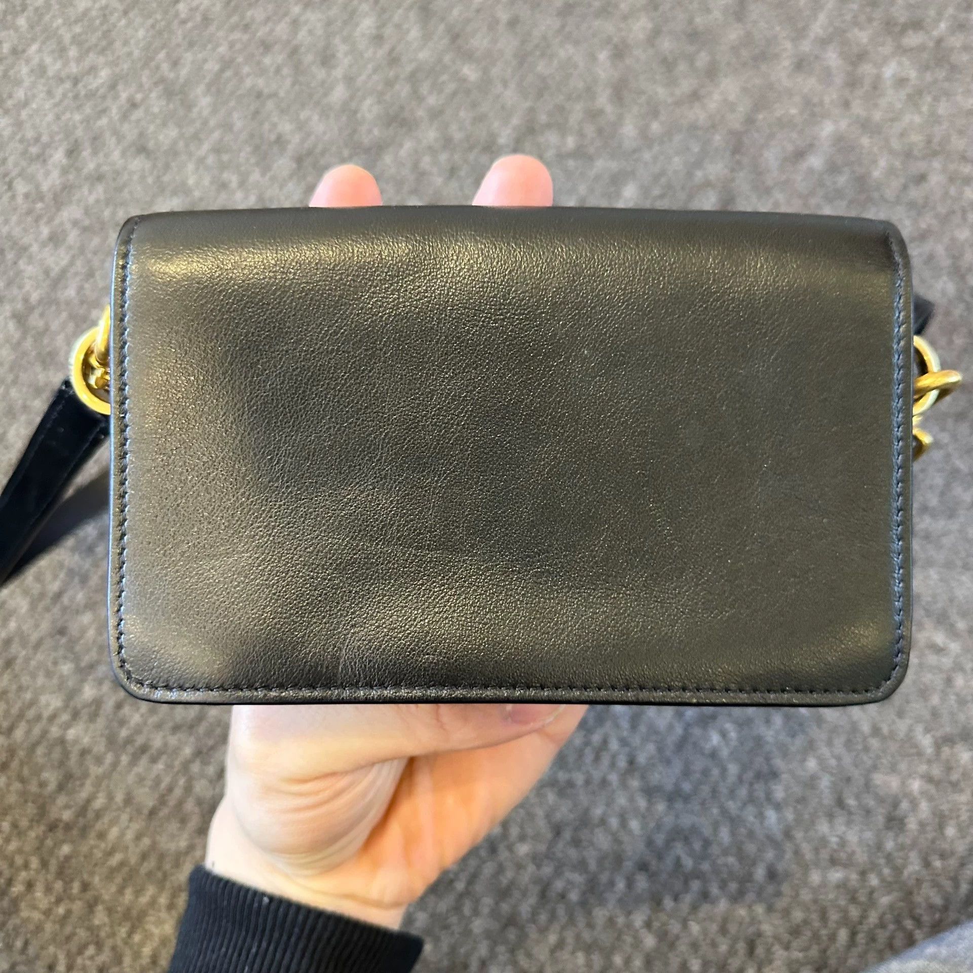 Tod's TOD'S T Logo Timeless Small Black Bag (Excellent!) Size ONE SIZE - 9 Thumbnail