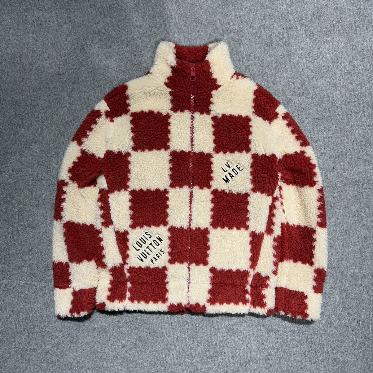 Louis Vuitton × Nigo Louis Vuitton x Nigo Jacquard Damier Fleece Blouson Size US S / EU 44-46 / 1 - 1 Thumbnail
