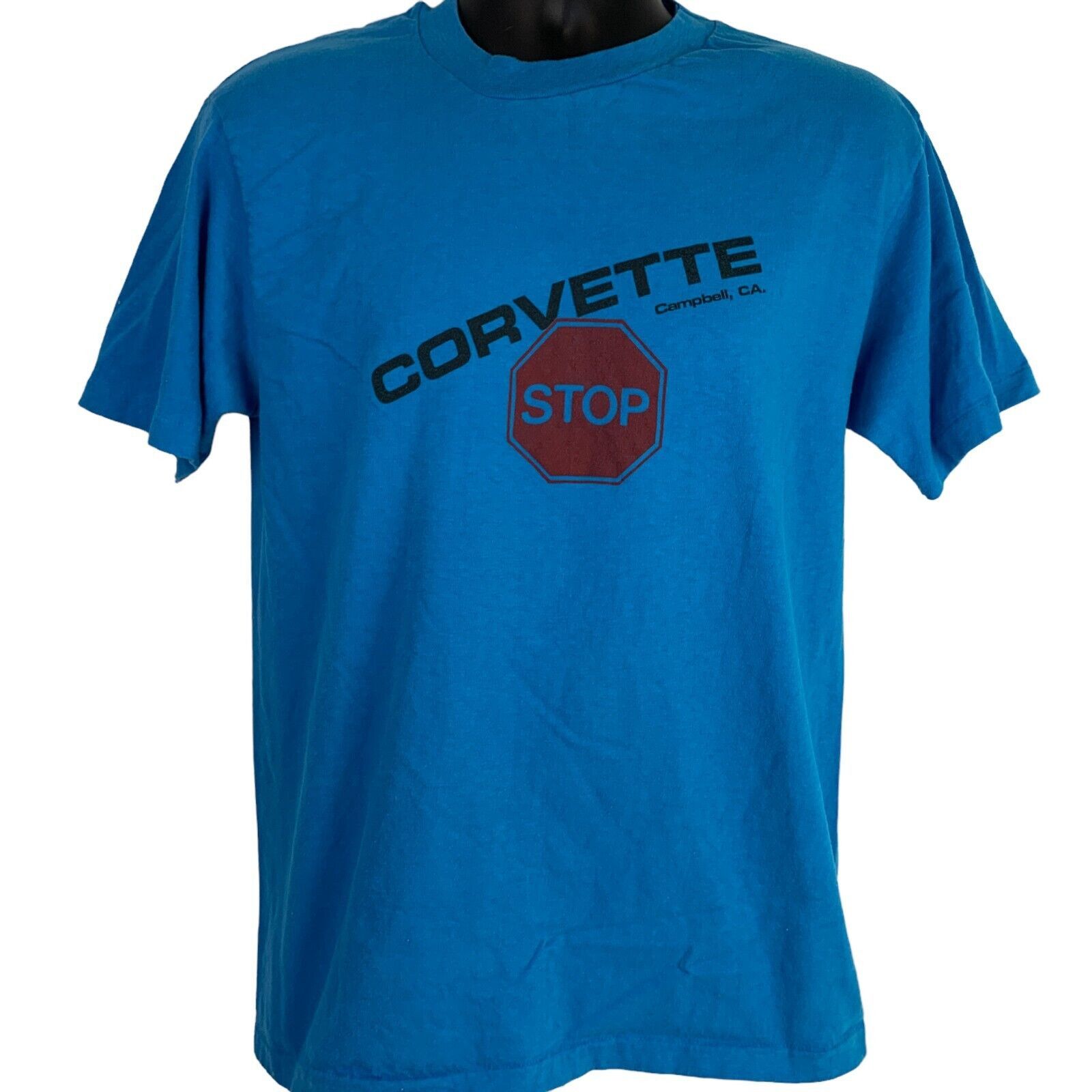 Vintage Vintage Corvette Stop Campbell California T Shirt M Medium Size US M / EU 48-50 / 2 - 2 Thumbnail