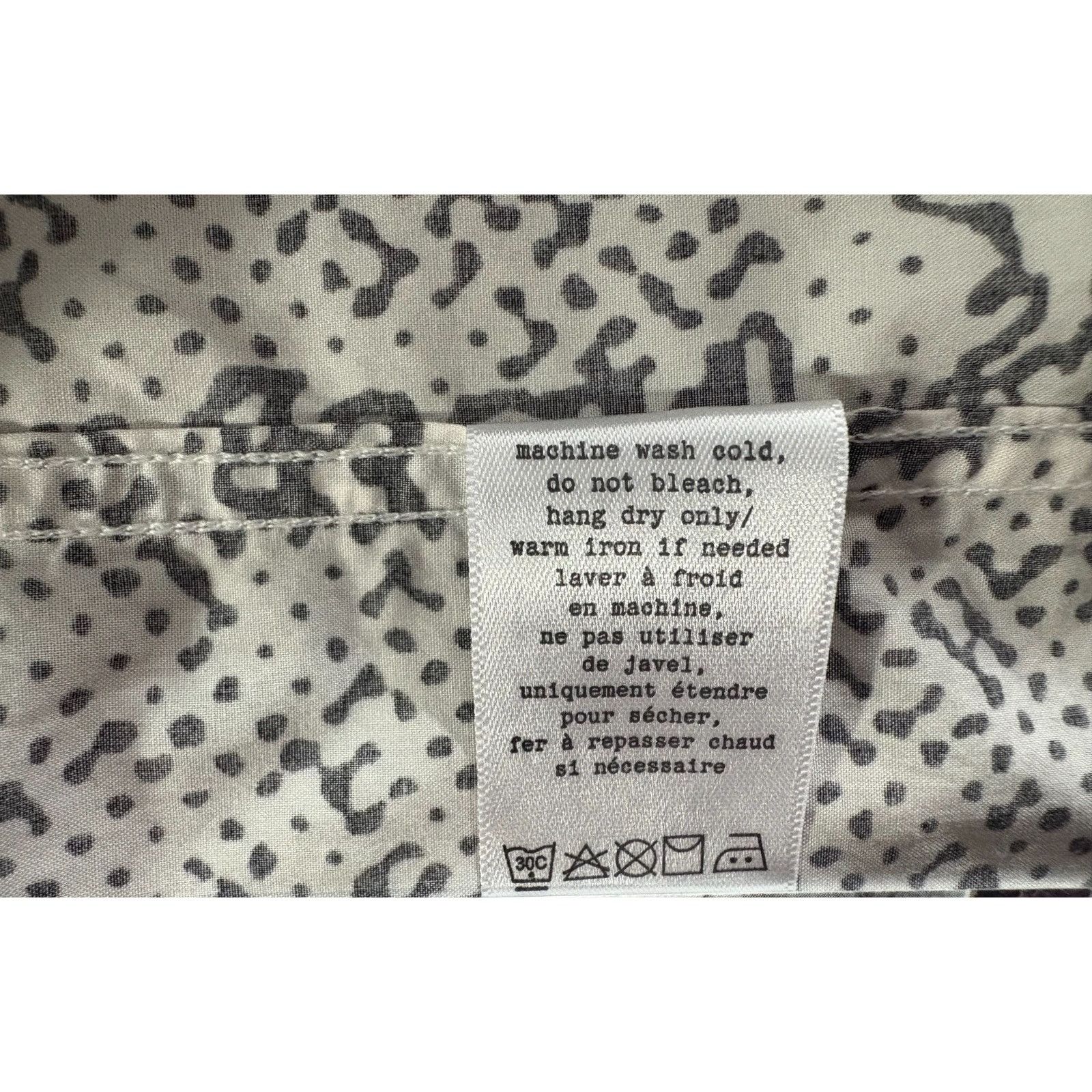 Rag & Bone Rag & Bone Graphic print tailored workwear shirt size XL col Size US XL / EU 56 / 4 - 4 Thumbnail