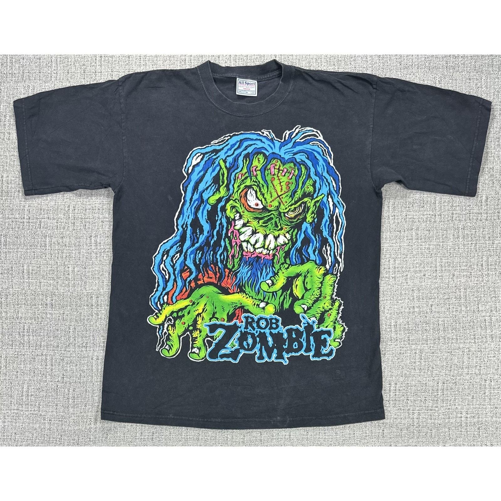 All Sport Rob Zombie Shirt Sz L Born Ugly Live Ugly 2002 Demonoid Size US L / EU 52-54 / 3 - 1 Thumbnail