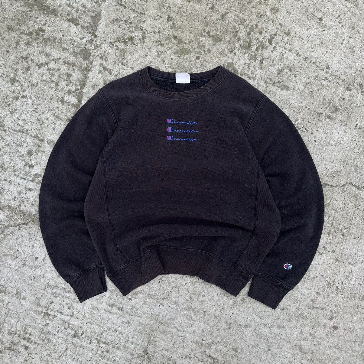Champion Vintage Champion Sweatshirts Centre Logo New York 90s Y2K Size US M / EU 48-50 / 2 - 1 Thumbnail