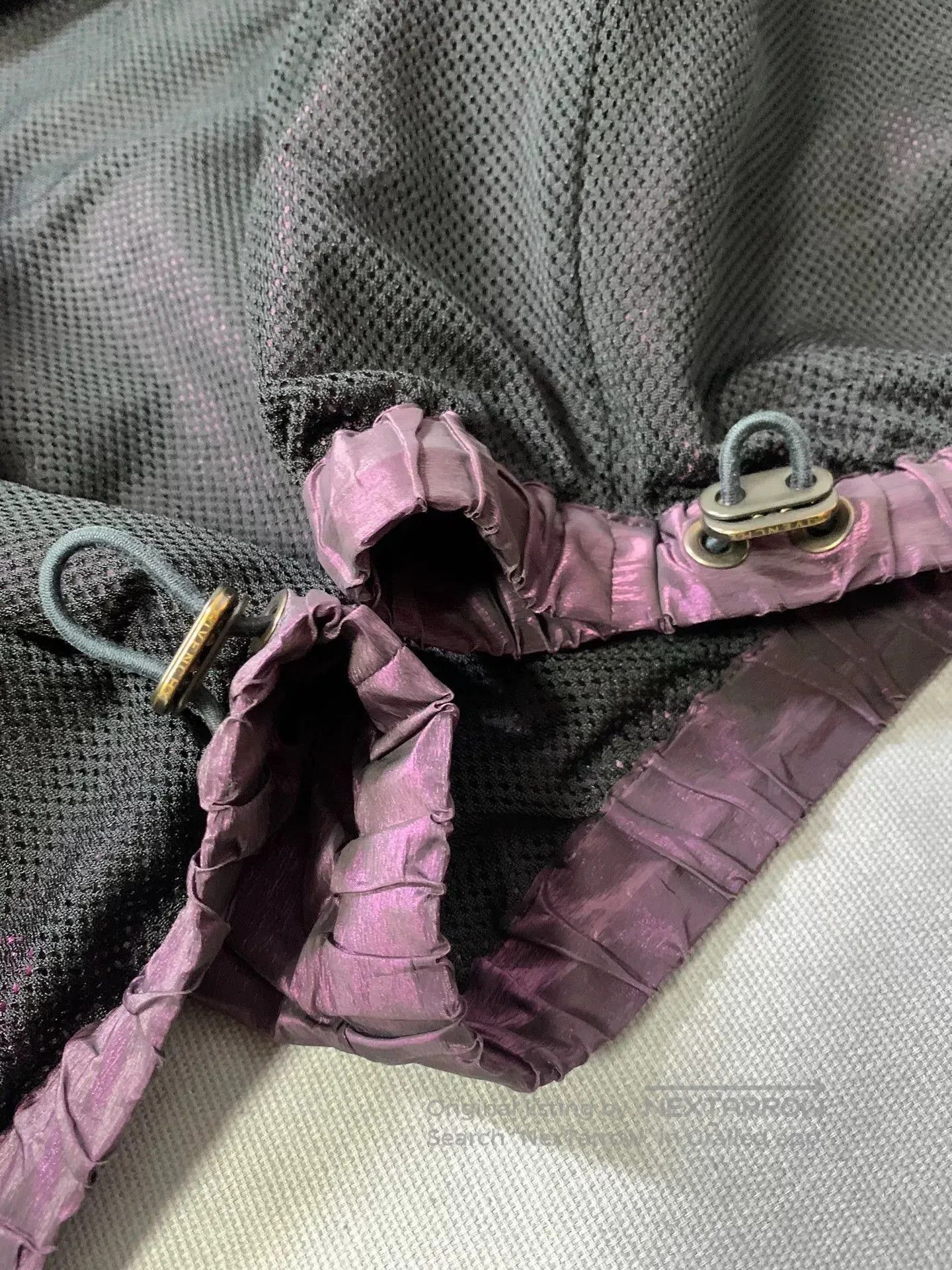 Givenchy Givenchy Purple Metallic Reflective Hooded Jacket. Size US S / EU 44-46 / 1 - 5 Thumbnail