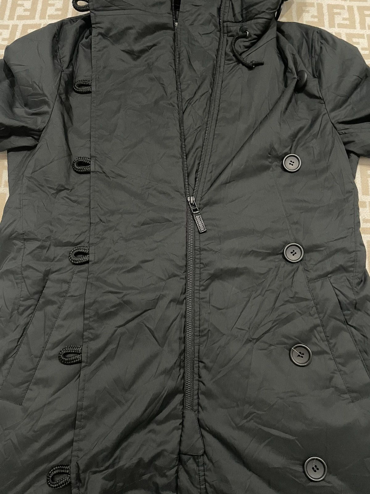 Issey Miyake Vintage Issey Miyake Faux Fur Collar Coat Size M / US 6-8 / IT 42-44 - 4 Thumbnail