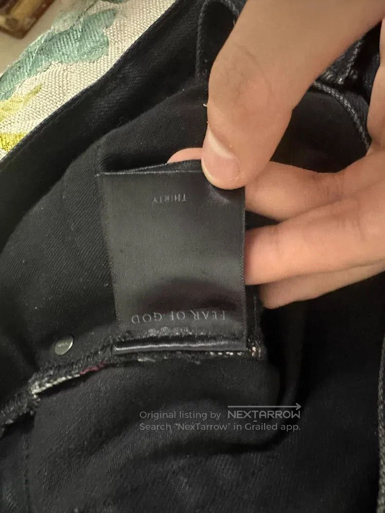 Fear of God Fear of God Limited black cow Size US 30 / EU 46 - 4 Thumbnail
