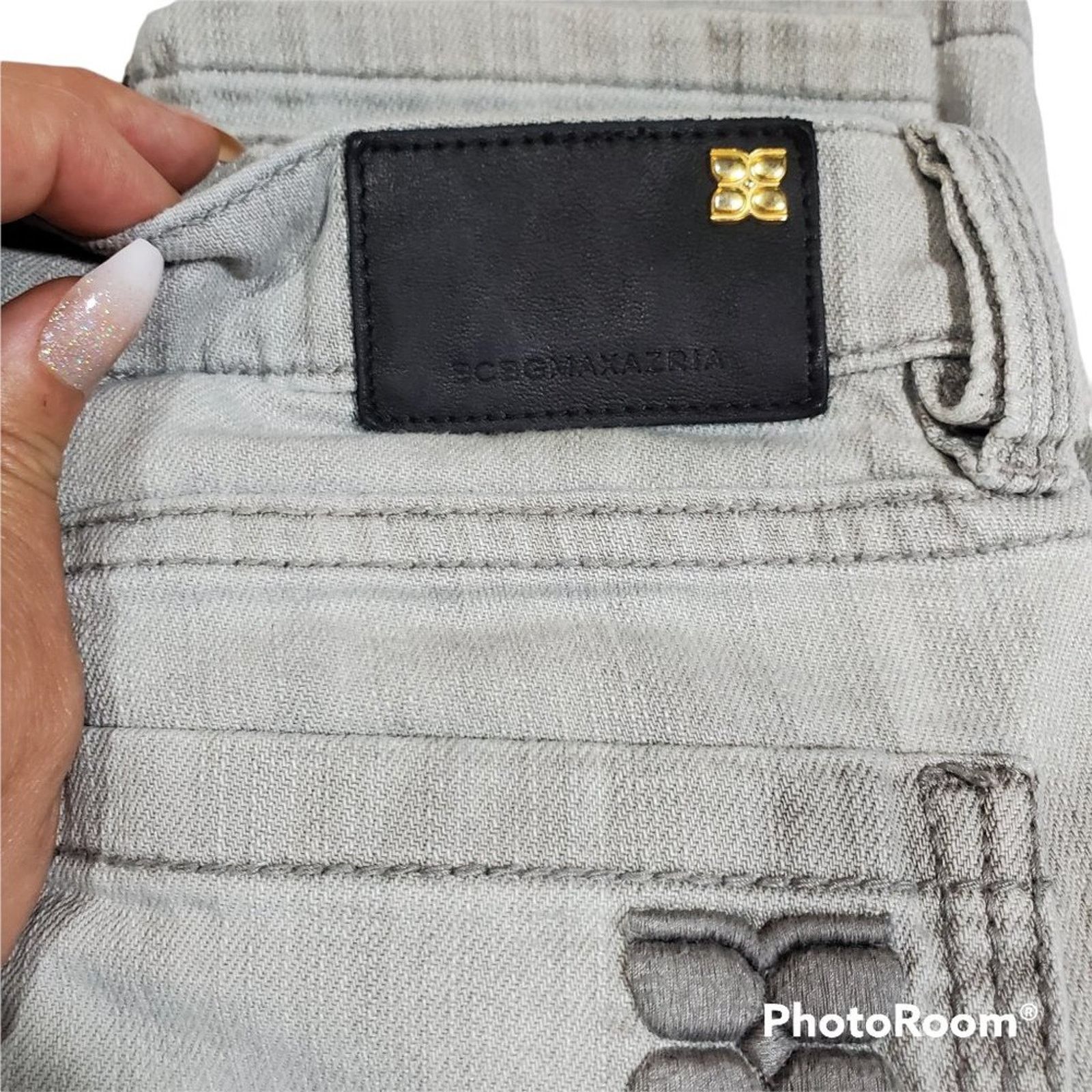 Bcbgmaxazria BCBGMaxAzria | Grey May Z Skinny Fossil Jeans | Waist 28 Size 28" / US 6 / IT 42 - 2 Thumbnail