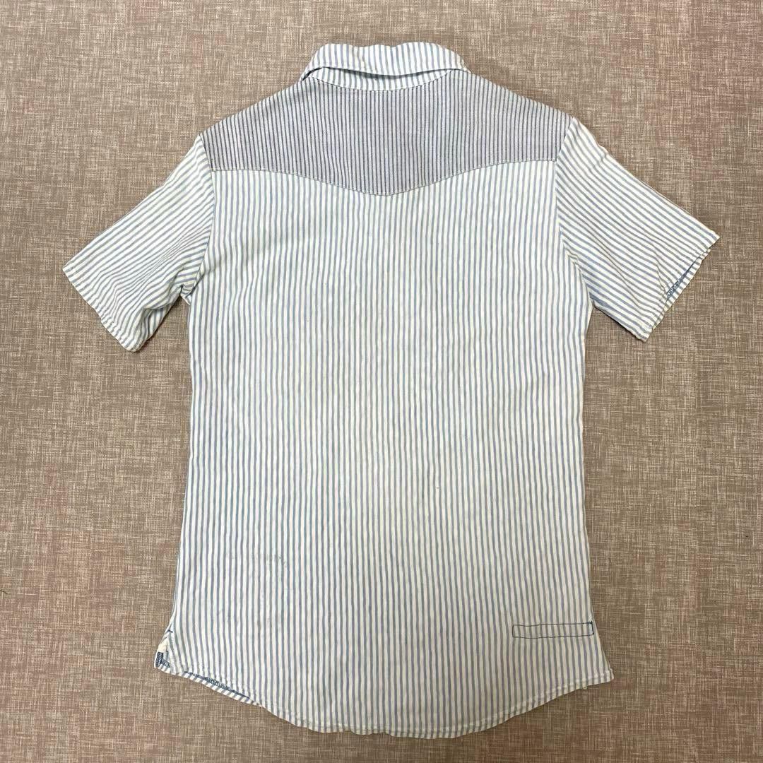 Kapital KAPITAL Polo Shirt Blue Stripe Size US S / EU 44-46 / 1 - 16 Thumbnail