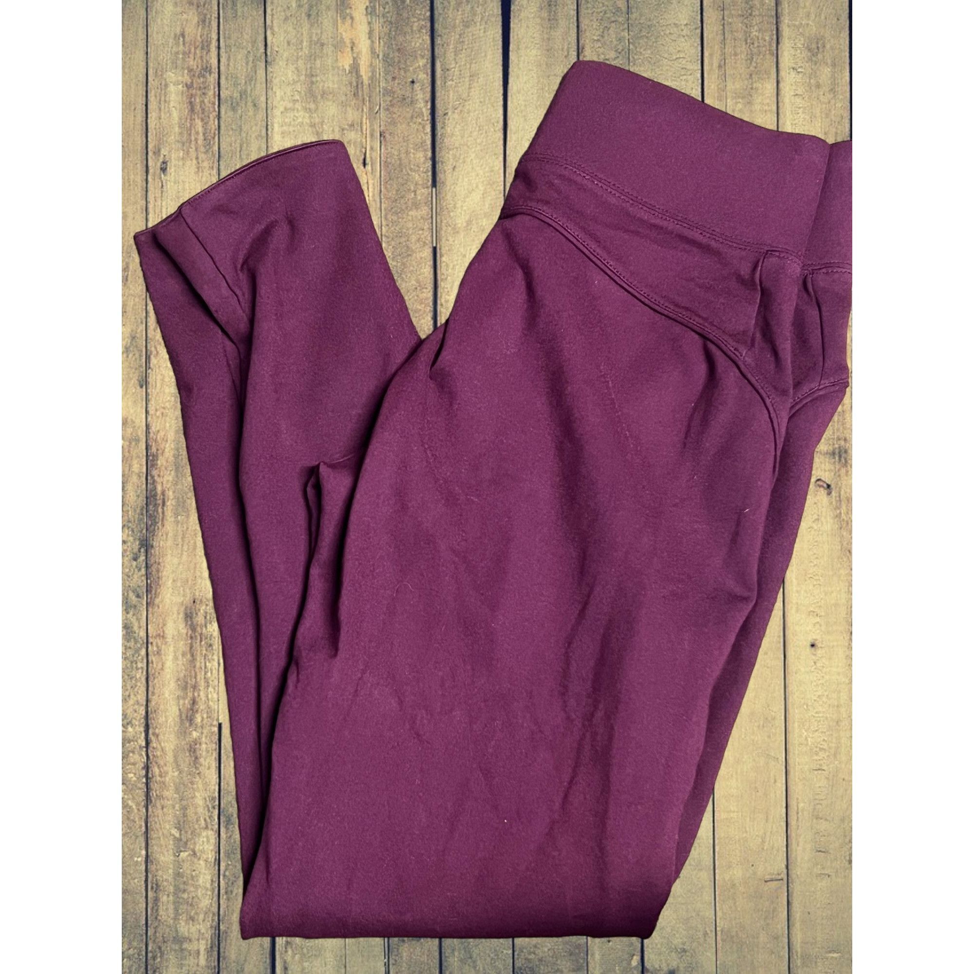 Seven 7 Seven 7 Pull On Legging Pants Zinfandel Scallop Hem Ponte Kn Size 30" / US 8 / IT 44 - 3 Thumbnail