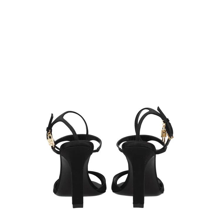 Givenchy ob1o1e1124 Satin Sandals in Black Size US 11 / IT 41 - 5 Thumbnail