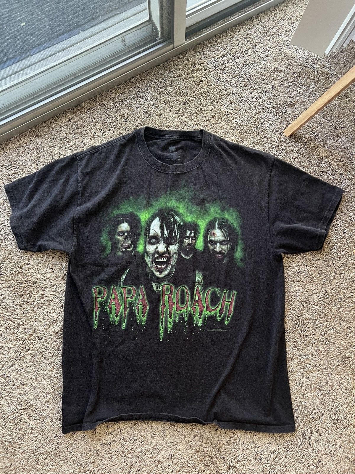 Band Tees × Vintage 2012 Papa Roach walking dead band tour t shirt Size US L / EU 52-54 / 3 - 1 Thumbnail