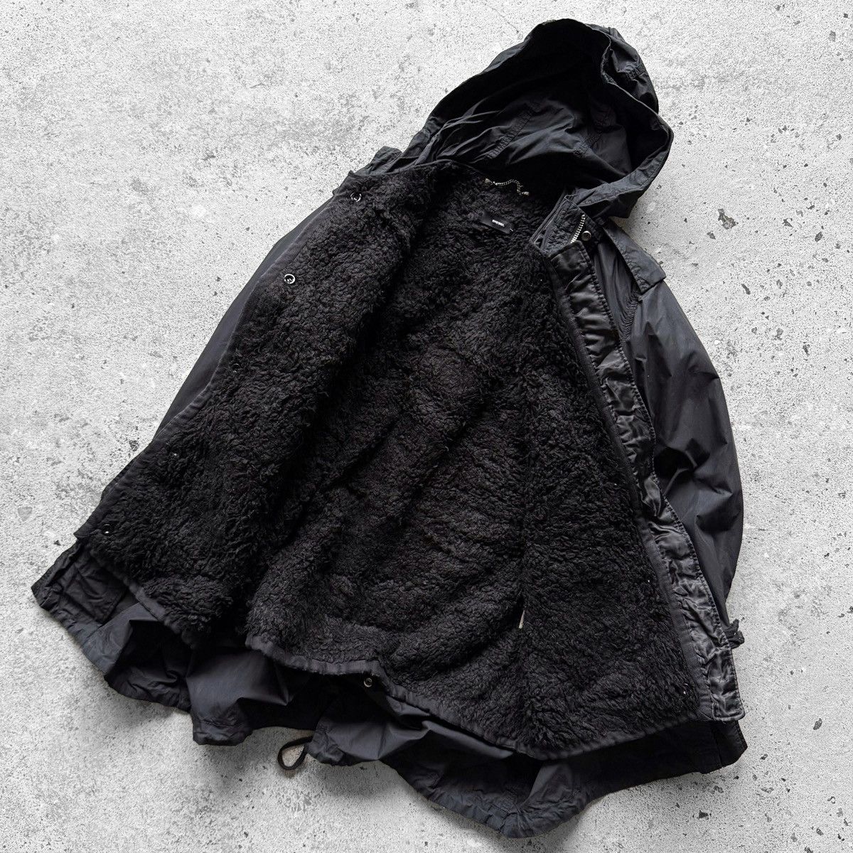 Diesel Diesel 3-in-1 Parka Jacket Black Detachable Liner Coat Size S / US 4 / IT 40 - 8 Thumbnail