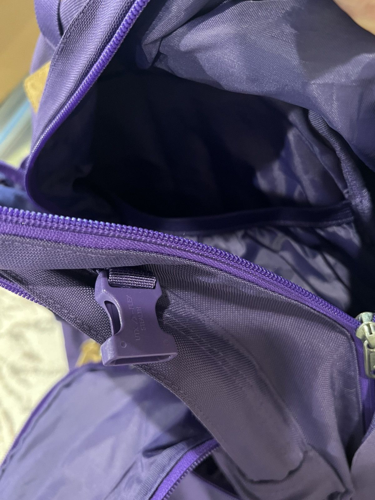 Supreme 2006 Paranoia Purple 20th Box Logo Backpack Size ONE SIZE - 8 Thumbnail