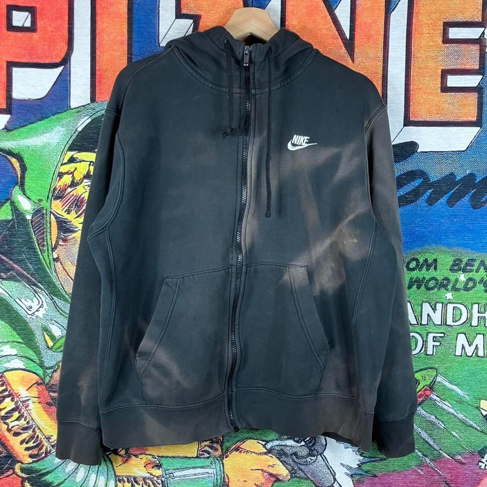 Nike Vintage Y2K Nike Faded Hoodie Size M Size US M / EU 48-50 / 2 - 1 Thumbnail