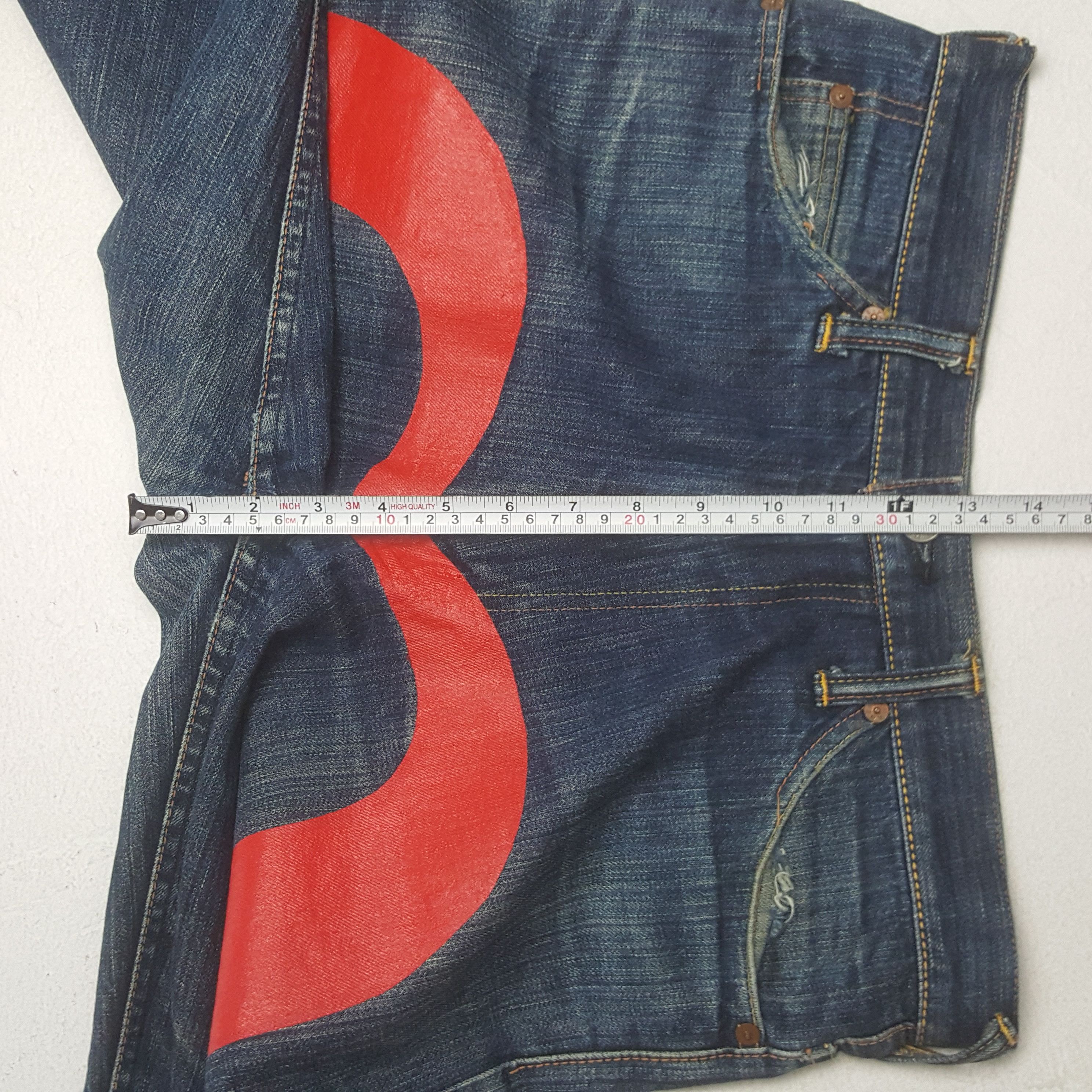 Evisu Vintage Evisu Japanese Brand Daicock Custom Art Denim Jeans Size US 31 - 10 Thumbnail