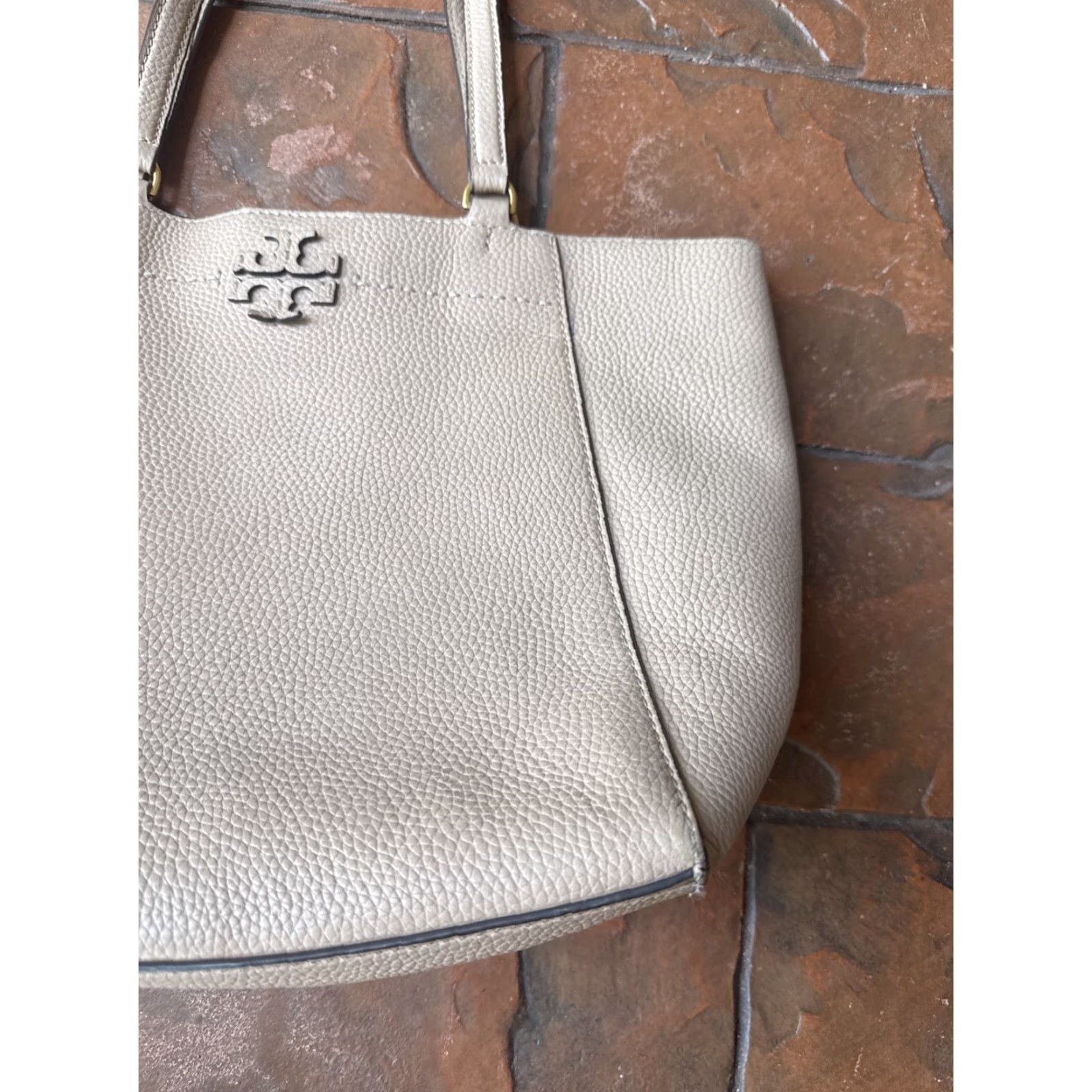 Tory Burch Tory Burch Purse Large Black McGraw Tote Bag Pink Size ONE SIZE - 3 Thumbnail
