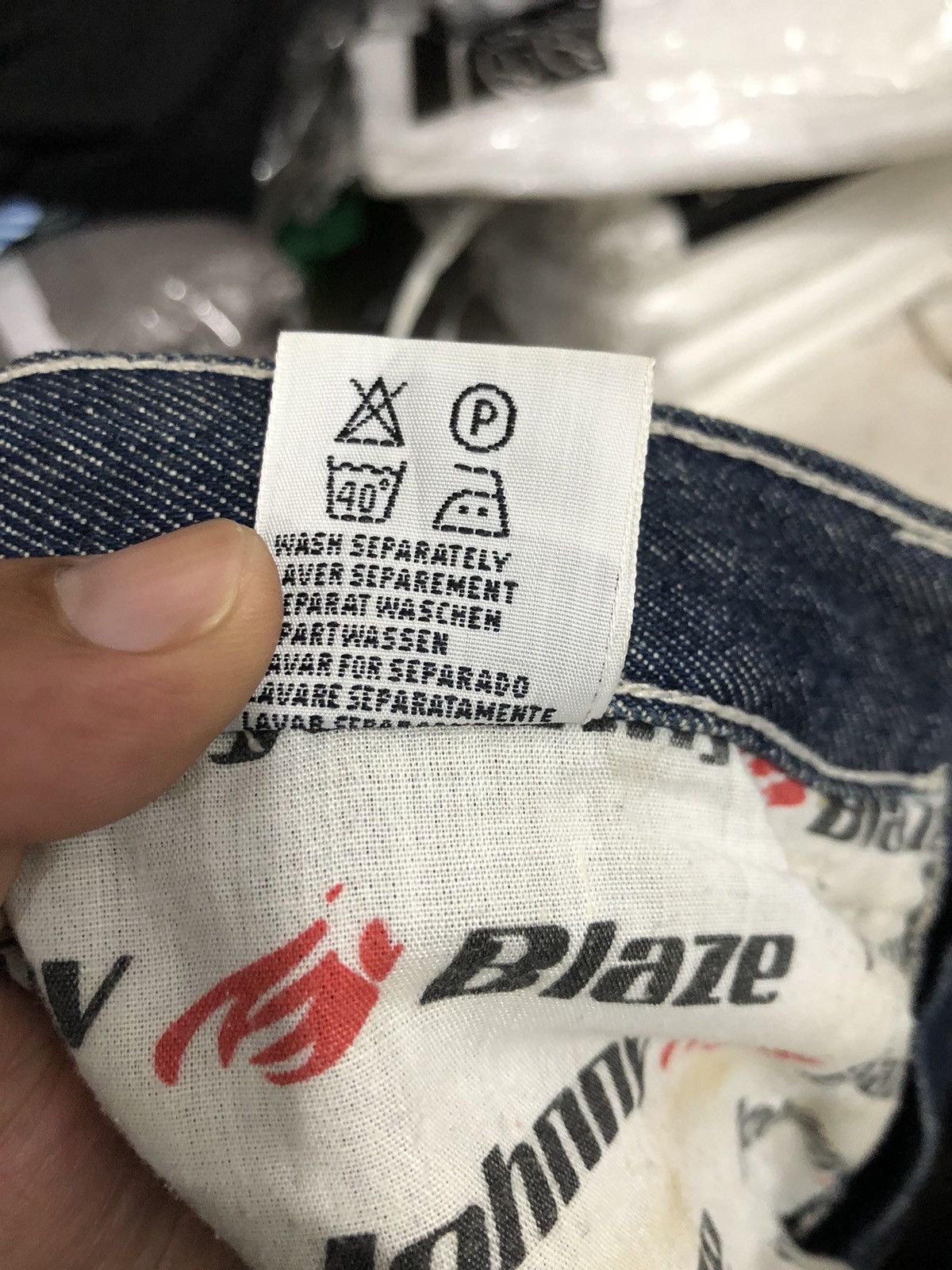 Japanese Brand Vintage Johnny Blaze Baggy Pants Size US 30 / EU 46 - 8 Thumbnail