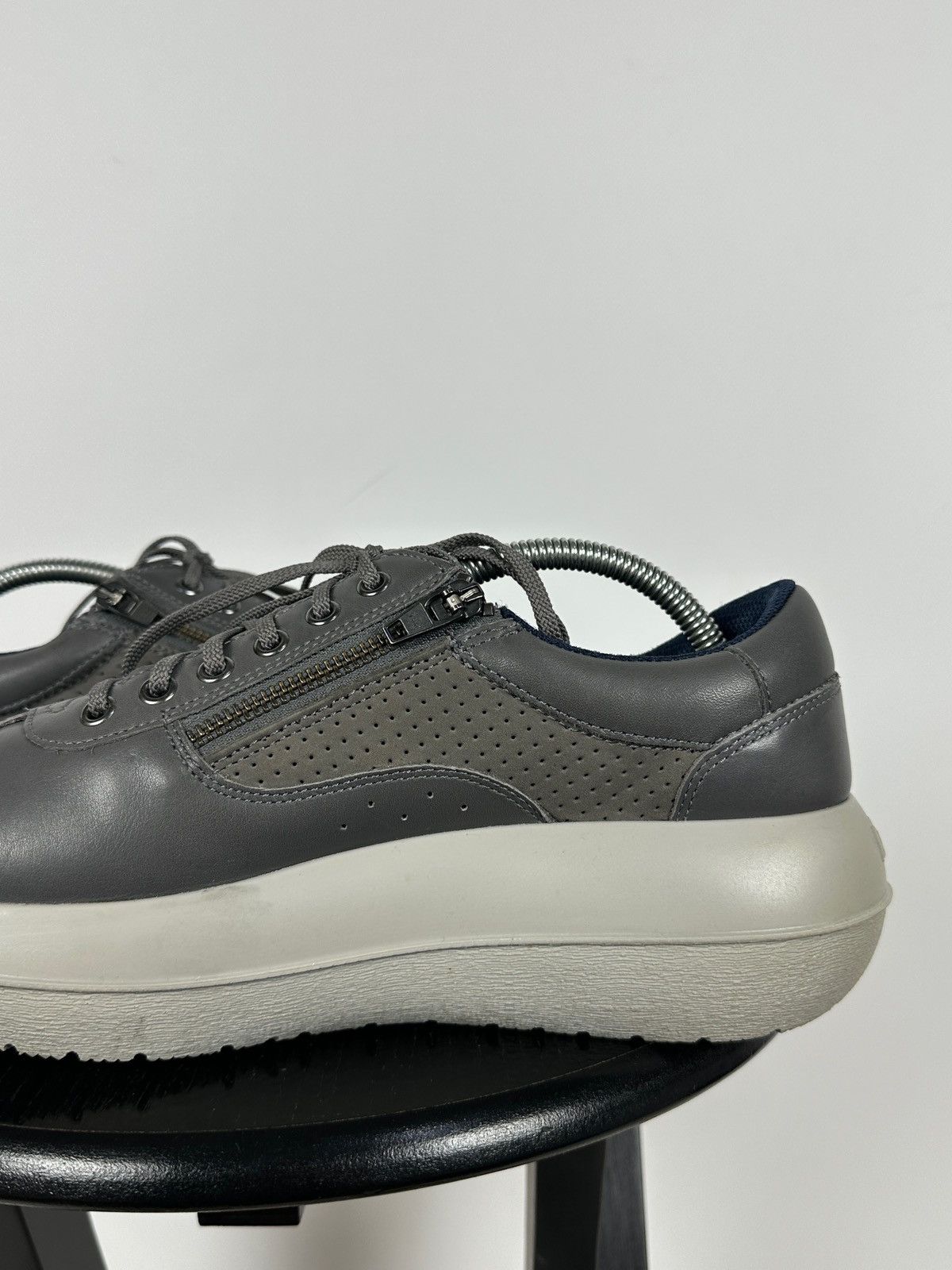 Kybun Kybun Gray Leather Orthopedic Comfort Sneakers Size US 9.5 / EU 42-43 - 19 Thumbnail