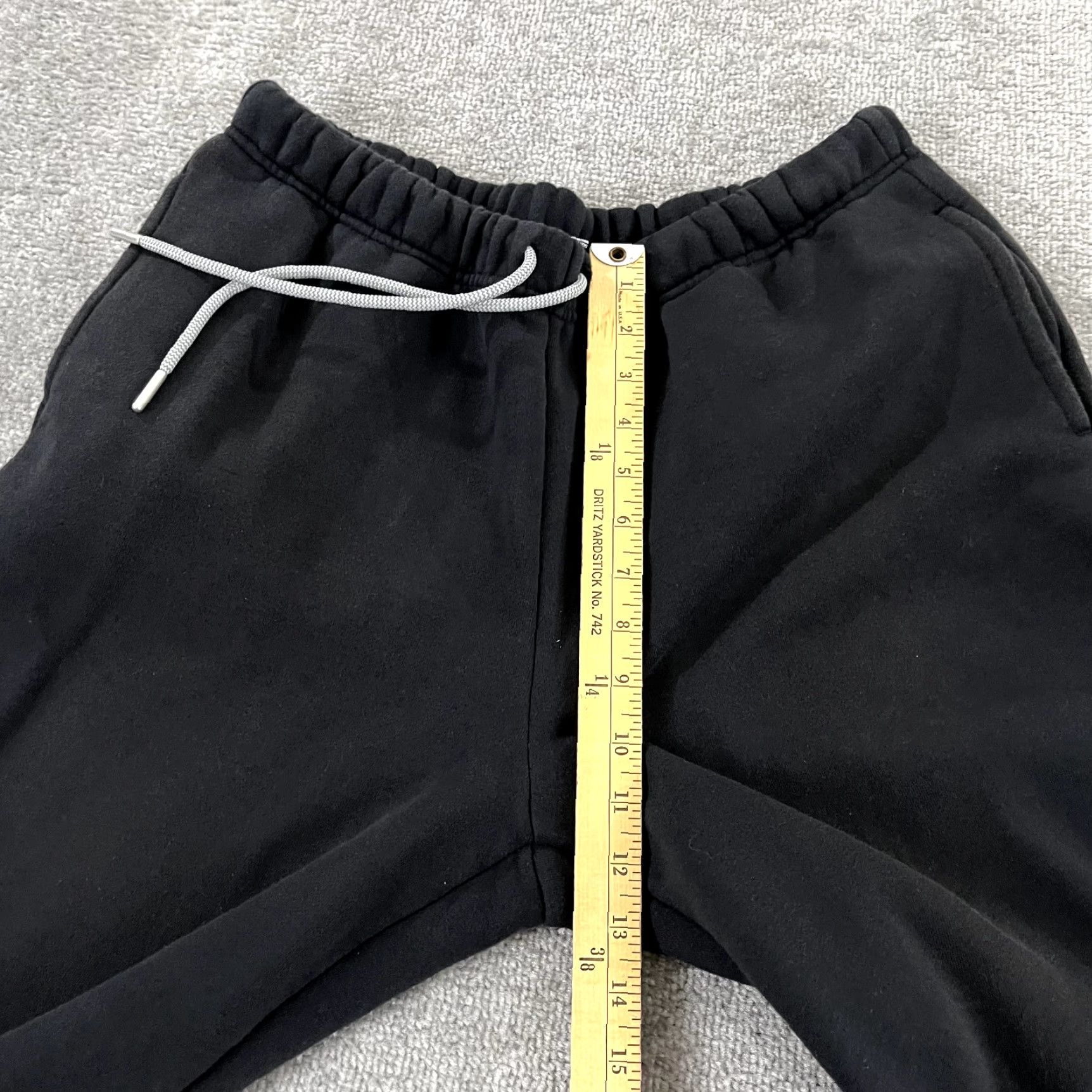 Vintage VINTAGE MELODY EHSANI Sweatpants Womens Large x 28" Tapered Fleece Jogger Faded Black Size 36" / US 14 / IT 50 - 7 Thumbnail