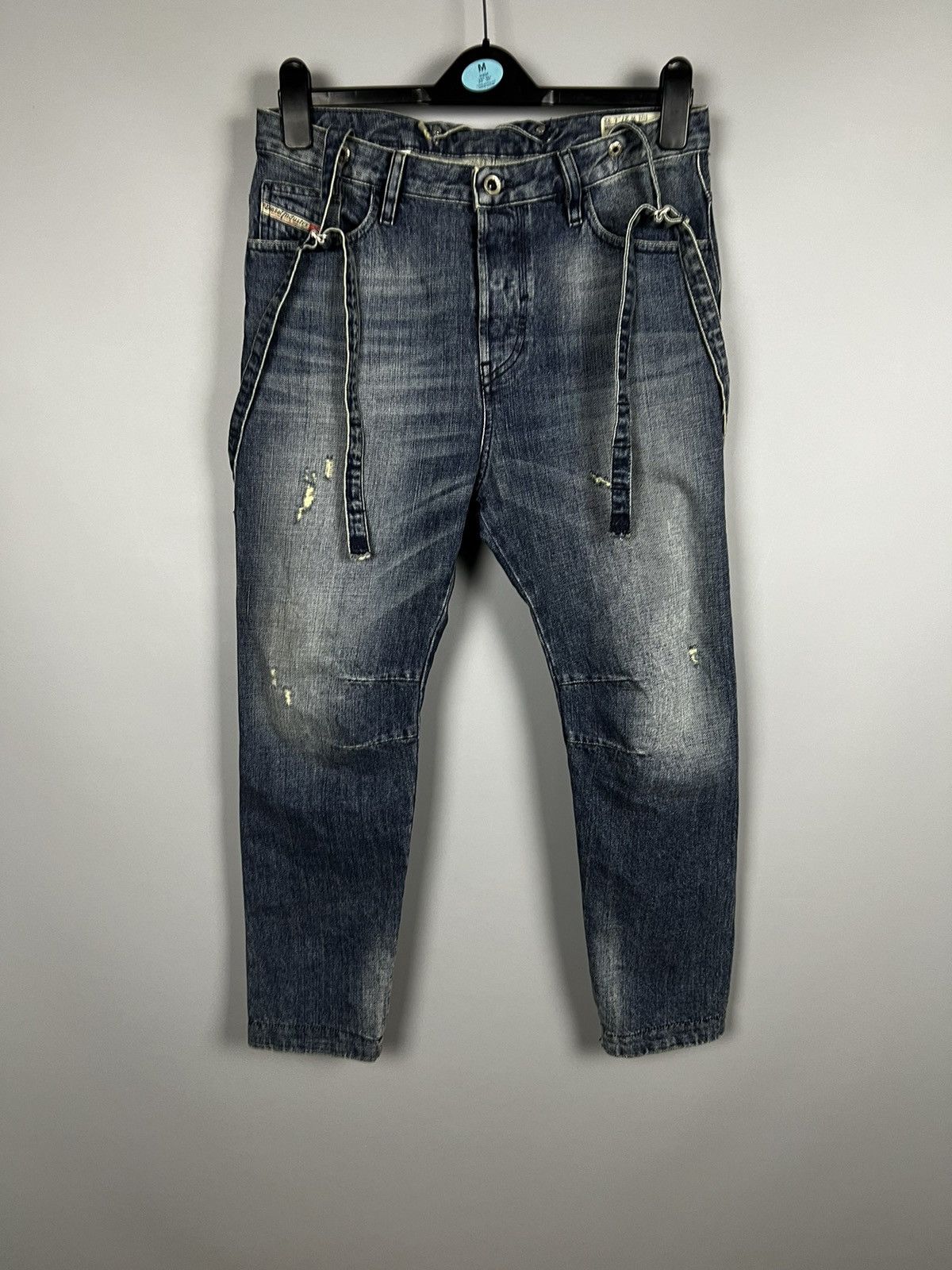 Diesel W27 Diesel jeans / jumpsuit with removable suspenders Size 27" / US 4 / IT 40 - 2 Thumbnail