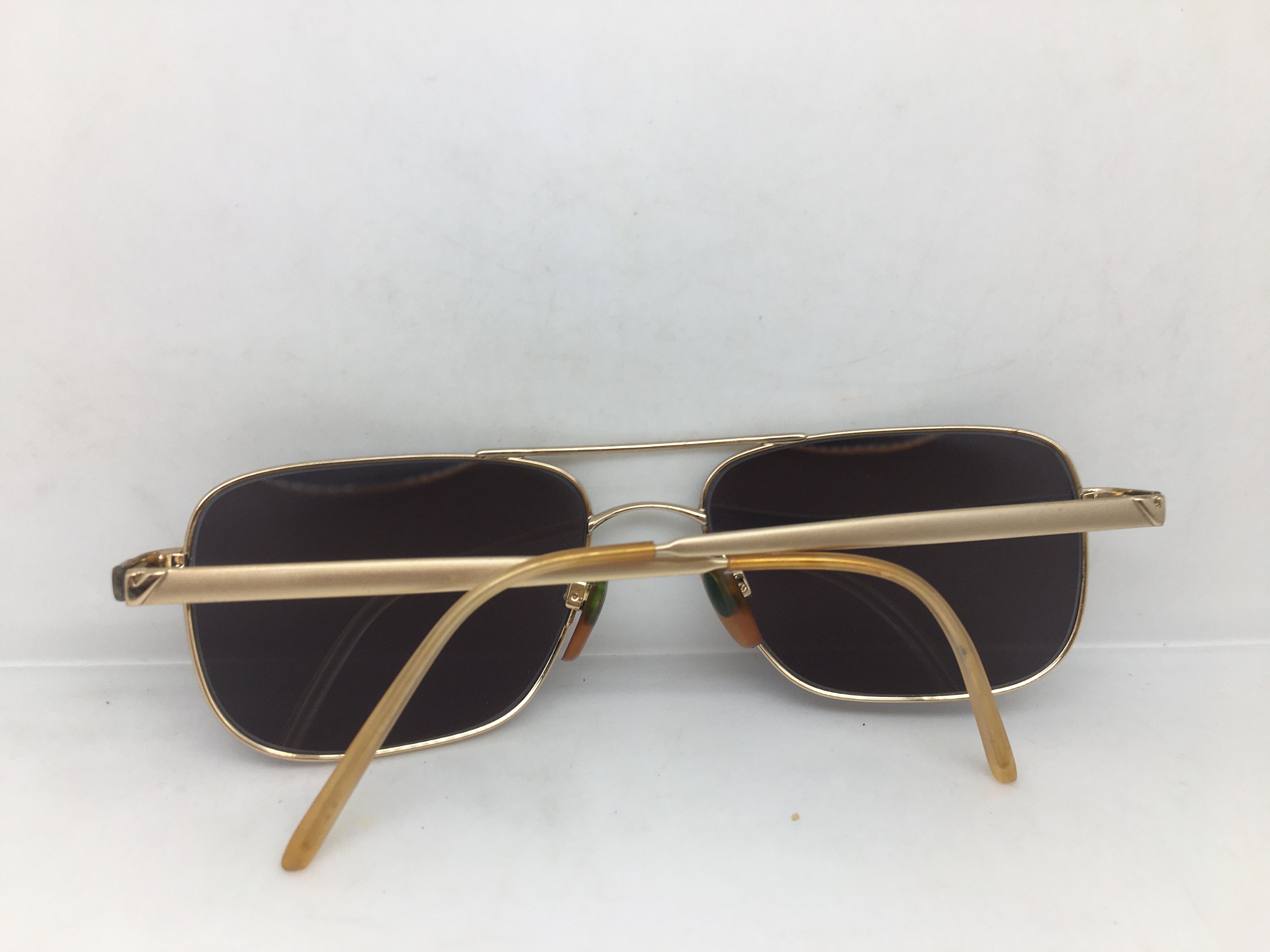Emporio Armani Emporio Armani Gold Aviator Sunglasses Frame Made in Italy Size ONE SIZE - 8 Thumbnail