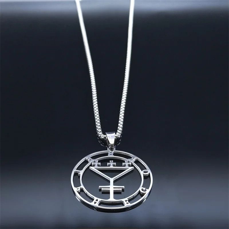 Jewelry Seal of BELPHEGOR Satan Pendant Necklace Emblem Talisman Size ONE SIZE - 2 Thumbnail