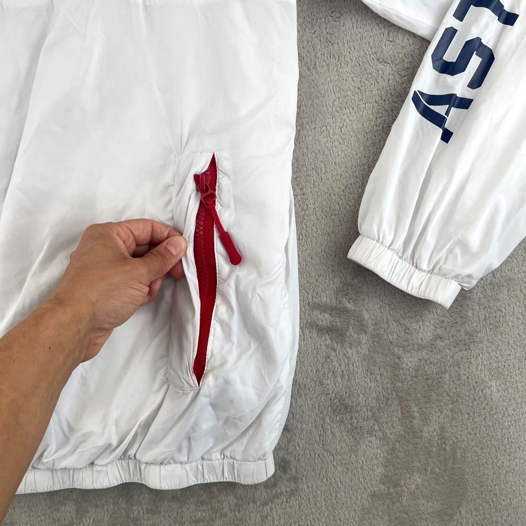 Billionaire Boys Club Billionaire Boys Club Jacket Men Blast L White Pullover Zip Pockets Windbreaker 1/2 Zip All Seasons Athletic Mens Size US L / EU 52-54 / 3 - 5 Thumbnail
